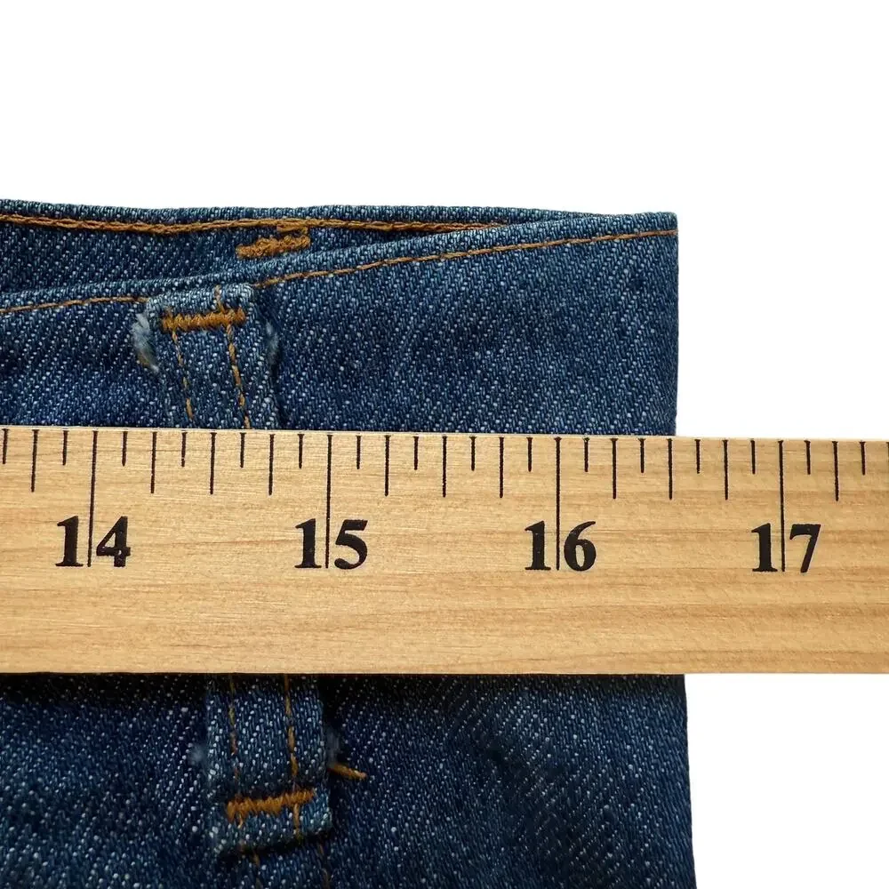 VTG Levis 70s Flare Jeans Mens 32x32 Blue Denim Festival Boho Bell Bottoms 1976